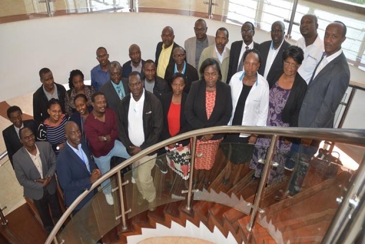 IP commercialization training participants drawn from Deans, Heads of Departments, Chairmen and Researchers of the UoN