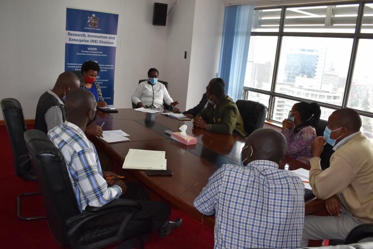 Meeting with AVC RIE and Director, IPMO 