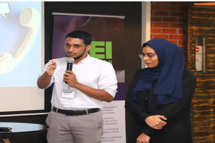 Hygiea by Mariam Salim’s team, took first in the competition; an innovative solution to ensure hand hygiene compliance among healthcare workers, aims to solve for hospital acquired infections HAI’s