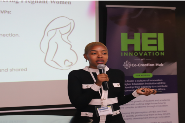 CARE CONNECT AFRICA by Martina Sukawa and her team emerged fourth, an innovative idea on empowering pregnant women