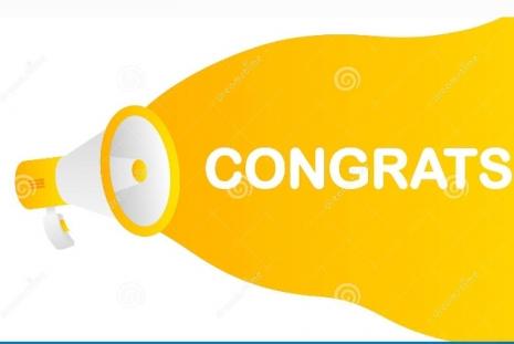 Congrats banner
